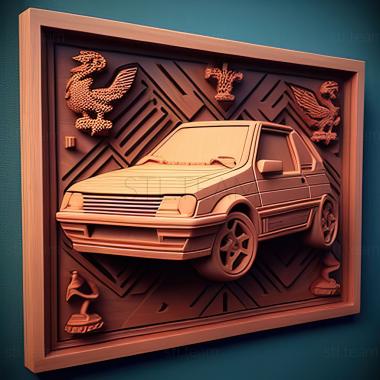 3D model Peugeot 205 Turbo 16 (STL)